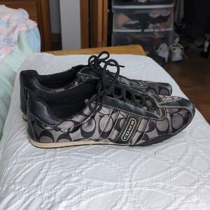 Coach Black and Gray Women's Sneakers